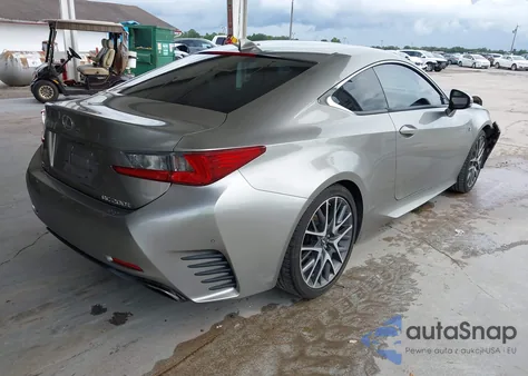 2016 Lexus Rc 200T из США, поврежденный, VIN JTHHA5BC5G5000222